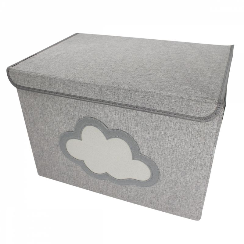 Boite de rangement - Harmonie - 61 x 38.1 x 36.8 cm - Gris Nuage