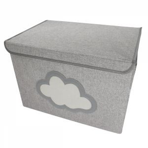 Boite de rangement - Harmonie - 50 x 35.5 x 35 cm - Gris Nuage