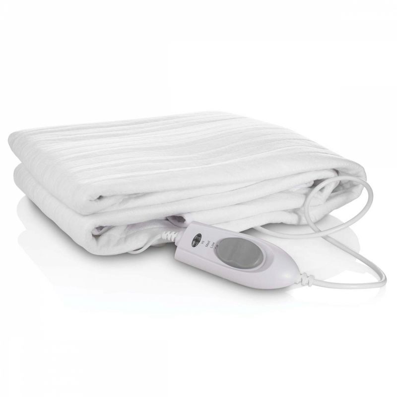 Couverture thermique électrique pour table de massage - Blanc