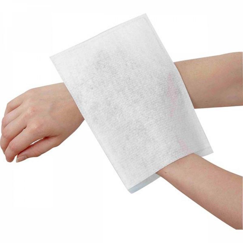 Lot de 100 gants de toilette jetables - Blanc