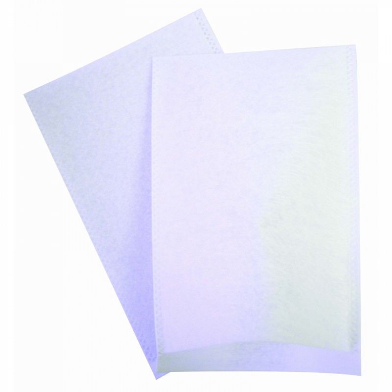 Lot de 100 gants de toilette jetables - Blanc