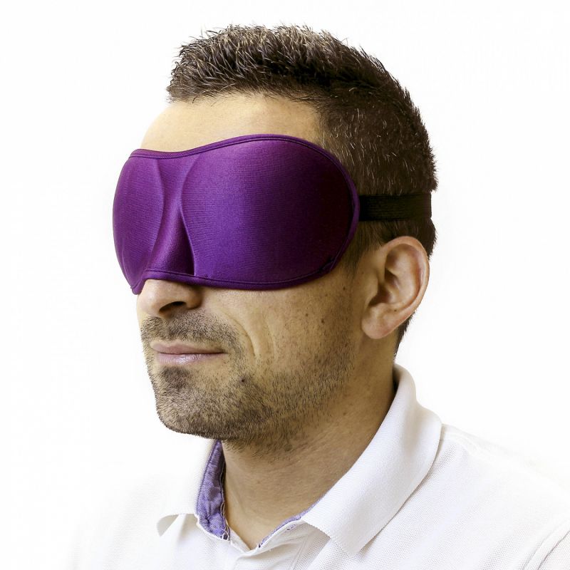 Lot de 2 masques de nuit - Violet