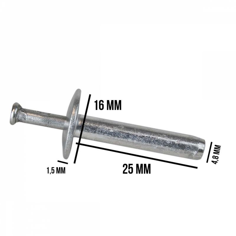 Lot de 100 Rivets de fixation en inox