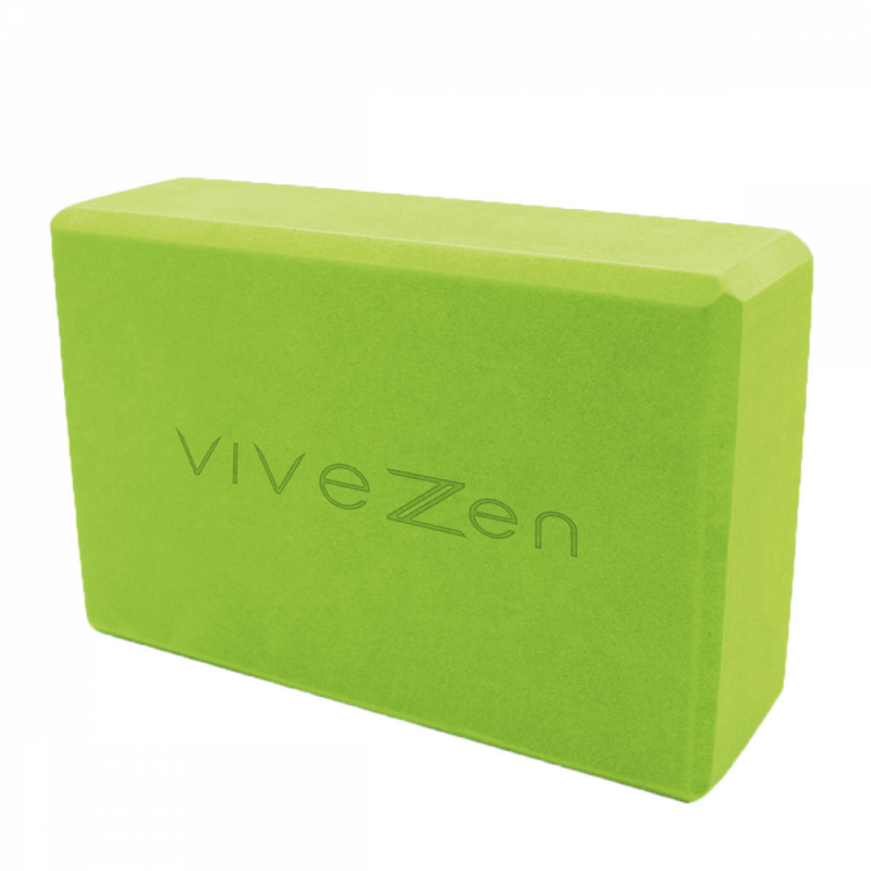 Brique de yoga - EVA - 200 g - Vert