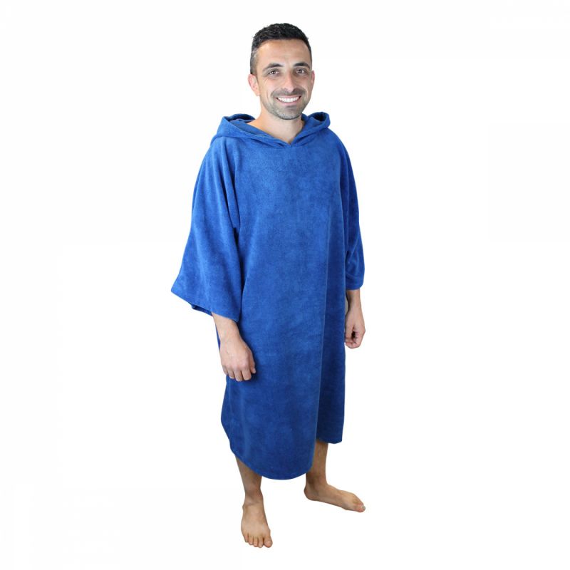 Poncho de bain Adulte Bleu
