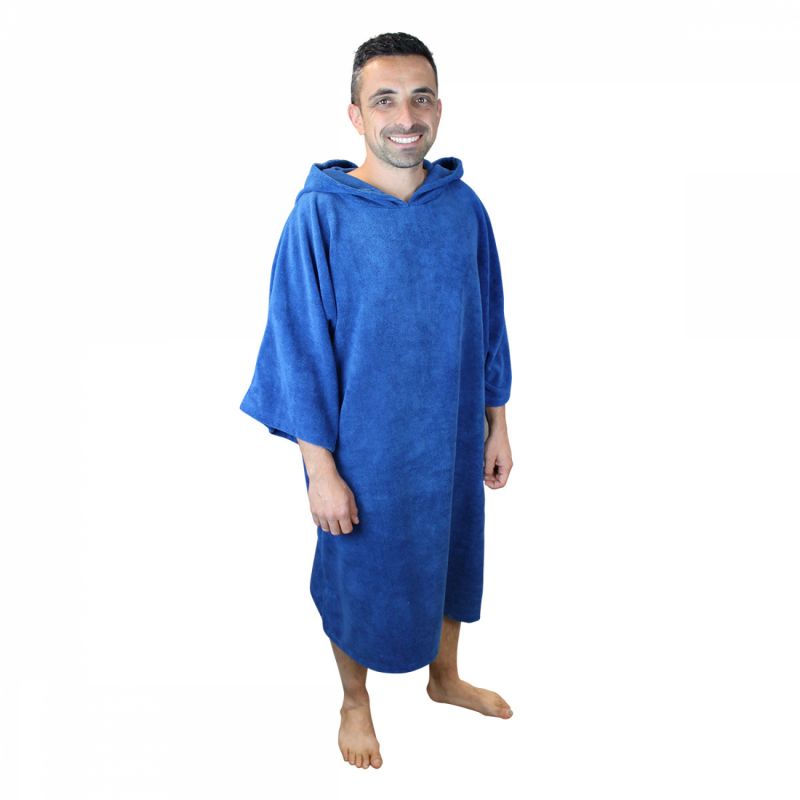 Poncho de bain - Adulte - Bleu