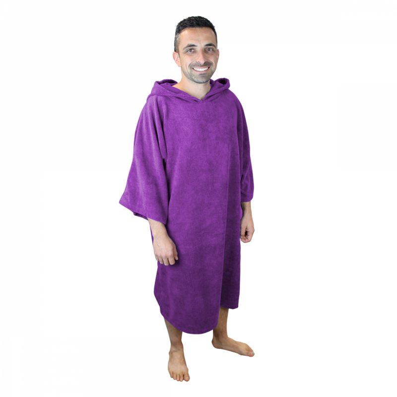 Poncho de bain - Adulte - Violet