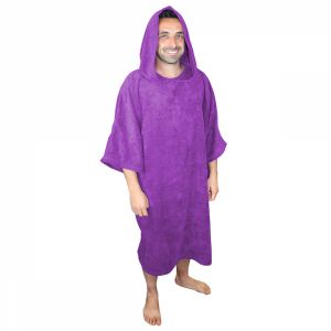 Poncho de bain - Adulte - Violet