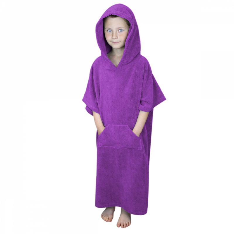 Poncho de bain - Enfant - Violet