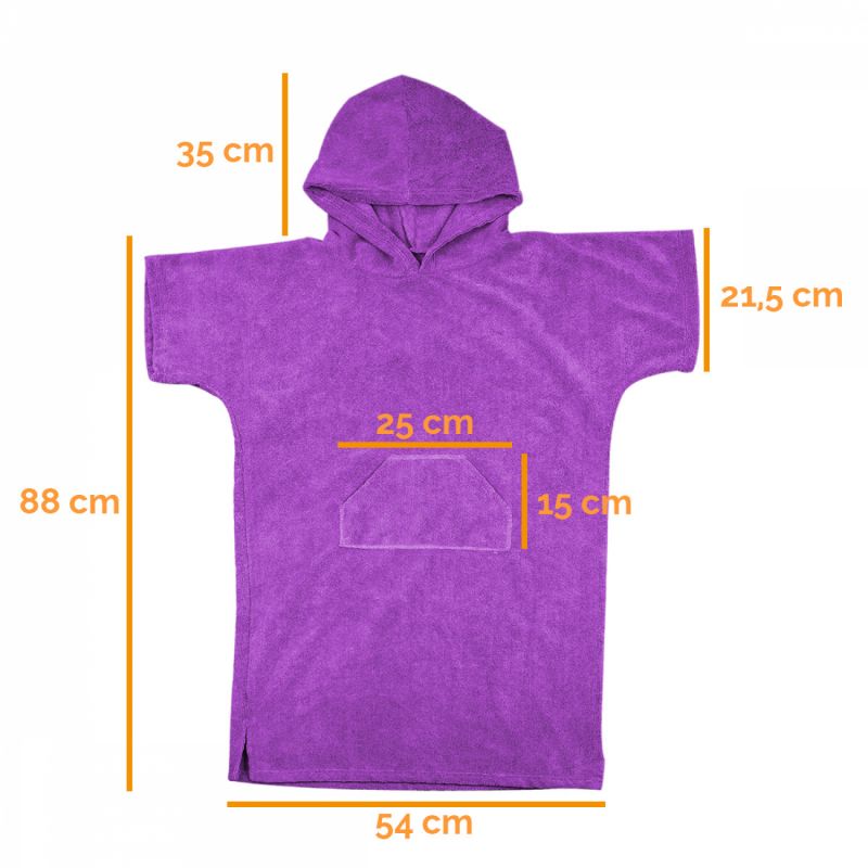 Poncho de bain - Enfant - Violet