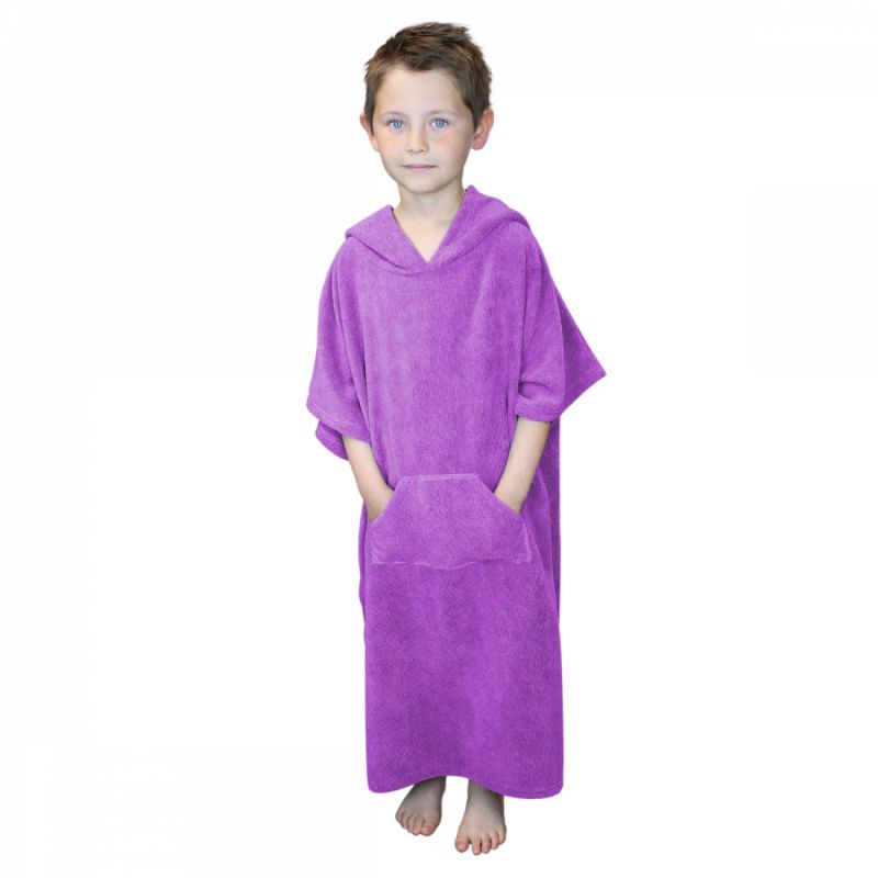 Poncho de bain - Enfant - Violet