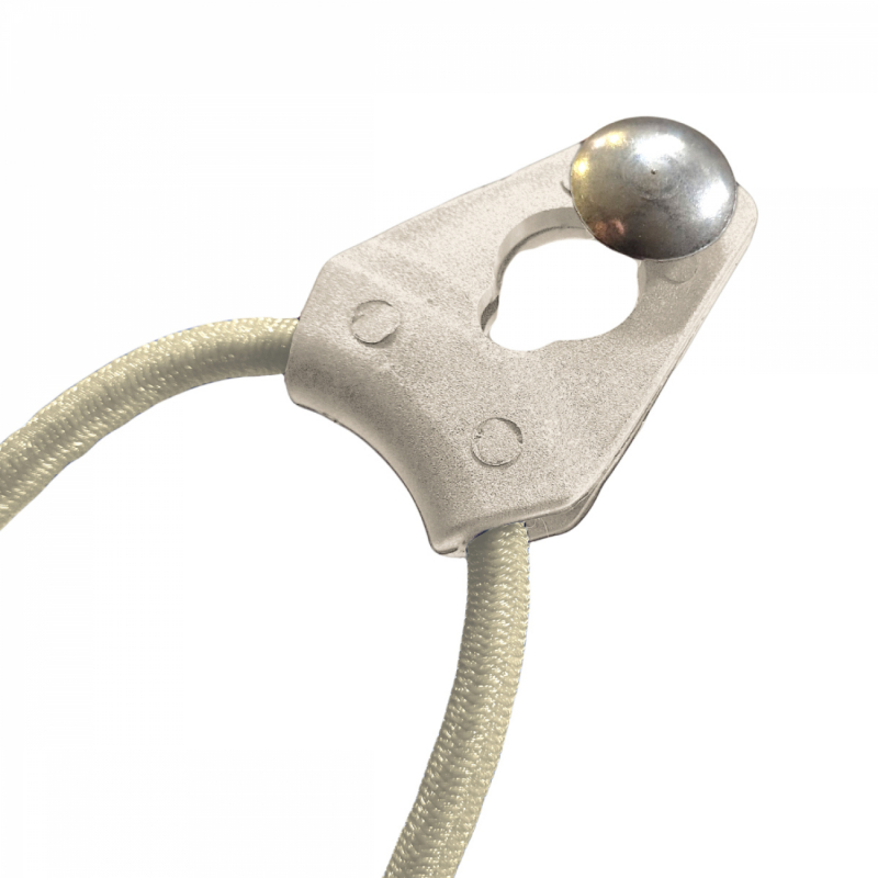 Lot de 10 sandows sécurisés et normés avec passant piton - Beige