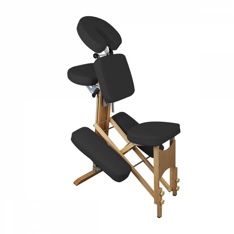 Chaise de massage - Bois - Noir