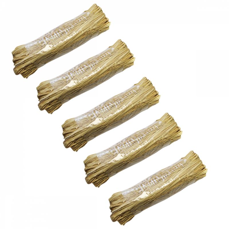 Lot de 5 bobines de raphia naturel - 50 g