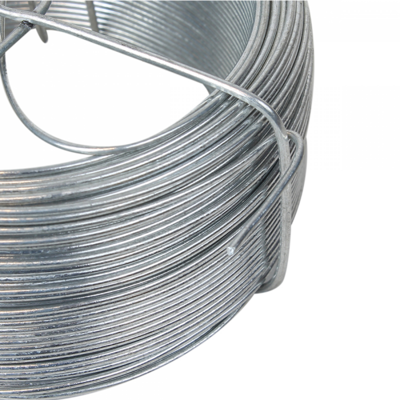 Fil d'attache galvanisé - 50 m x 1,3 mm ø - Gris