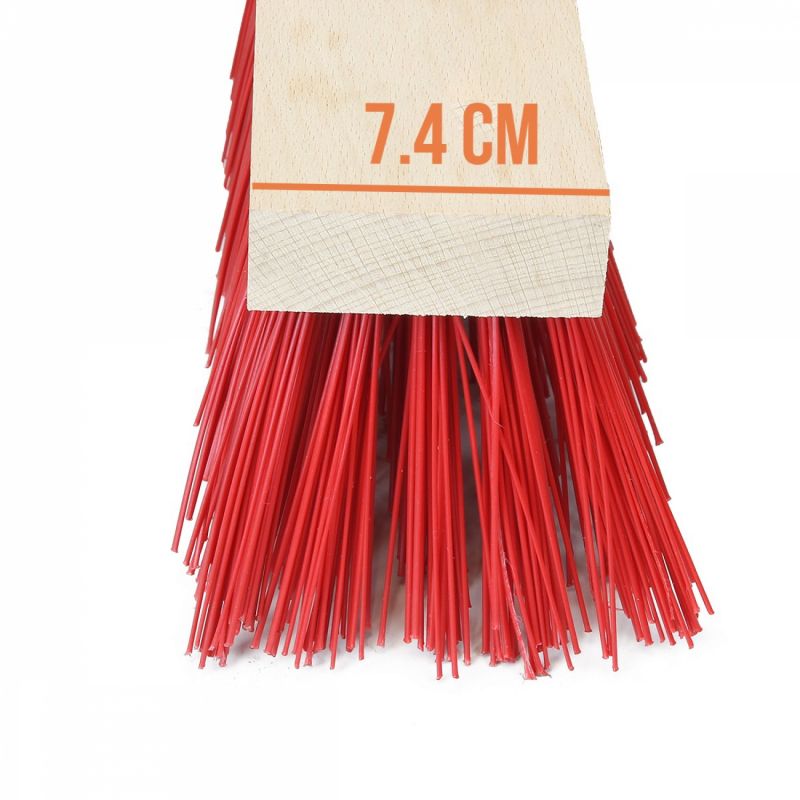 Balai cantonnier - 32 cm - Rouge