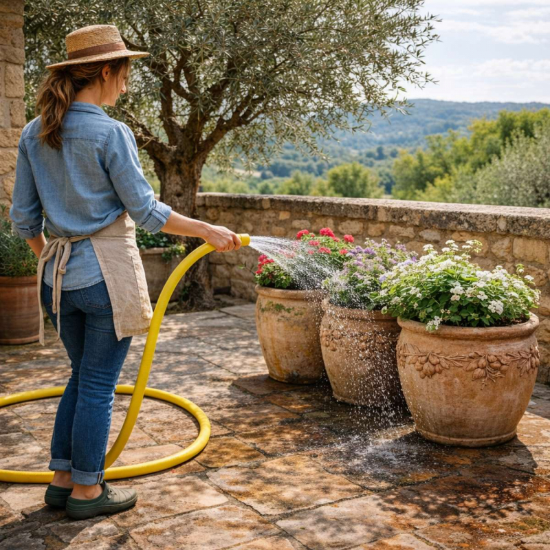 Tuyau d'arrosage - 25 m - ø 19 mm - Jaune