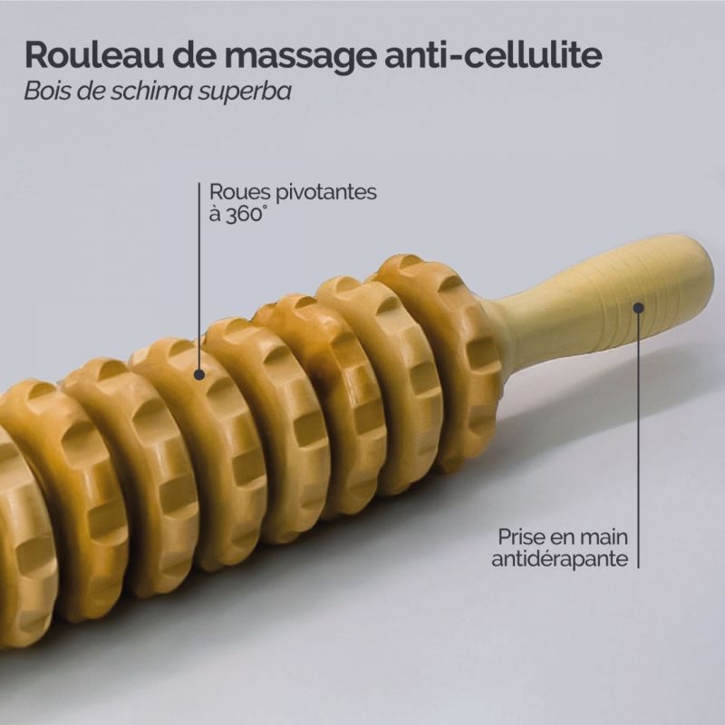 Rouleau de massage - Bois