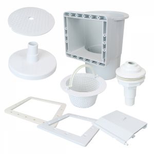 Kit pièces à sceller pour piscine hors sol - Skimmer petite meurtrière