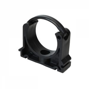 Collier de fixation pour tuyau en PVC - 50 mm - Noir