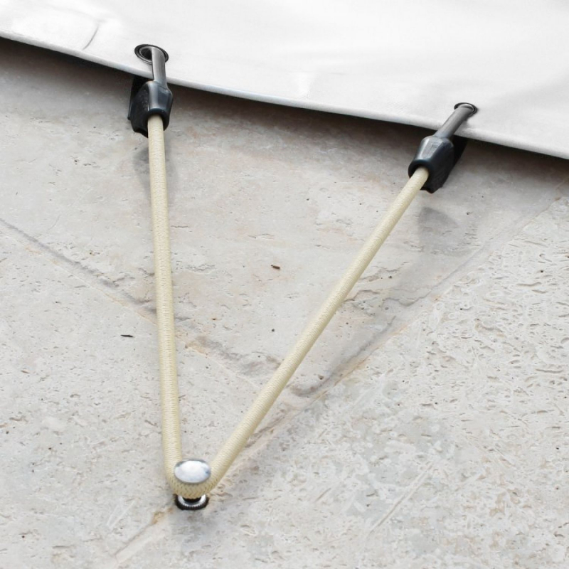 Lot de 10 pitons douilles escamotables en inox