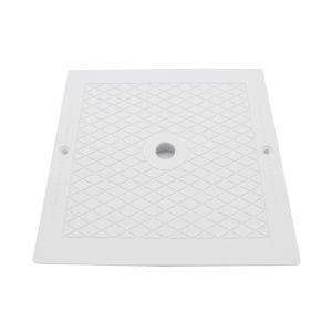 Couvercle de skimmer carré - 25.5 x 25.5 cm - Blanc - HAYWARD