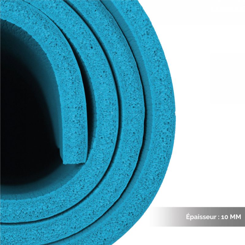 Tapis de Yoga - 182 x 117  cm - Bleu