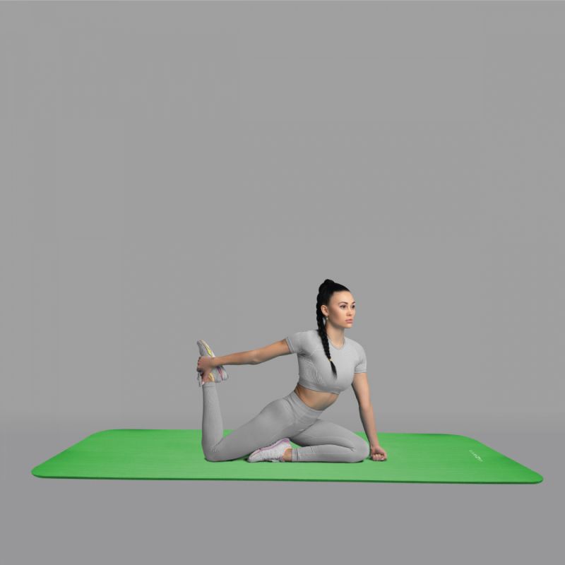 Tapis de Yoga - 182 x 117 cm - Vert