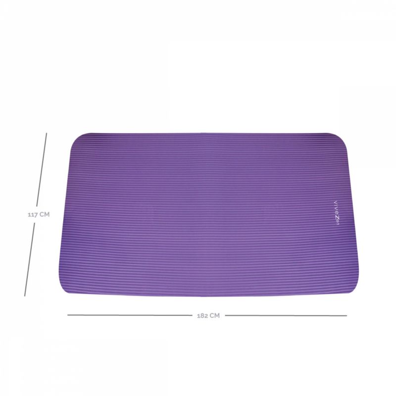 Tapis de Yoga - 182 x 117 cm - Violet