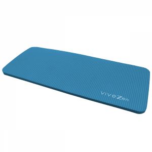 Tapis de yoga pour genoux - 60 x 25 cm - Bleu