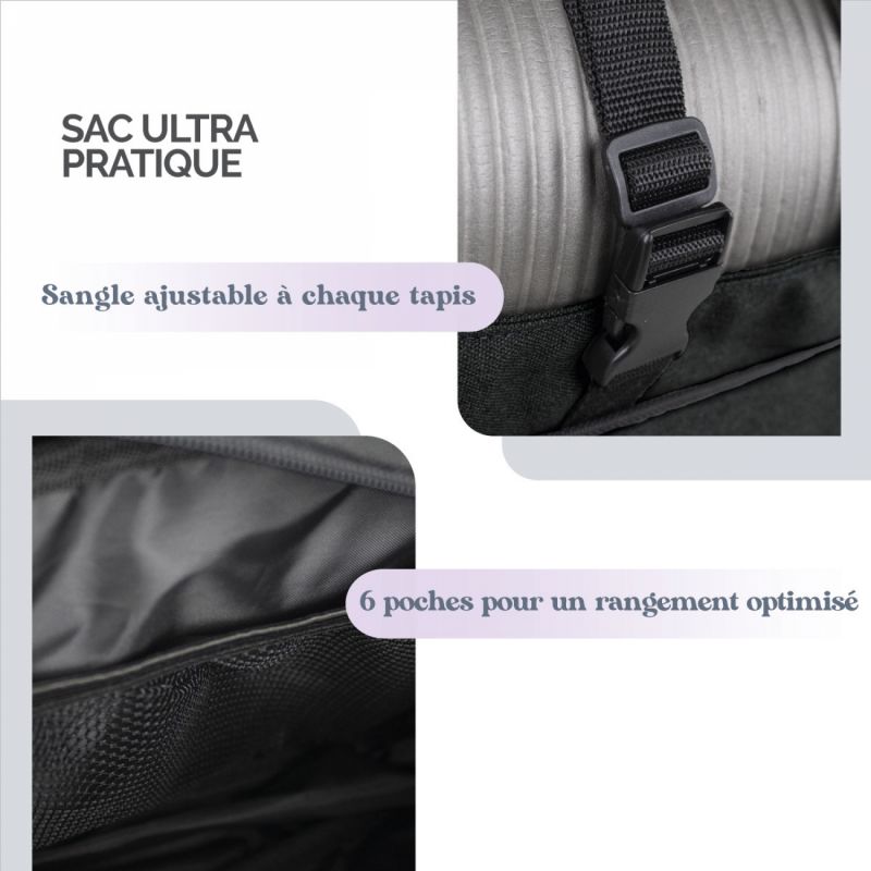 Sac de yoga - Noir