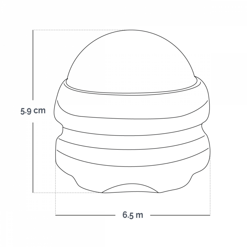 Boule de massage roll on - Bleu