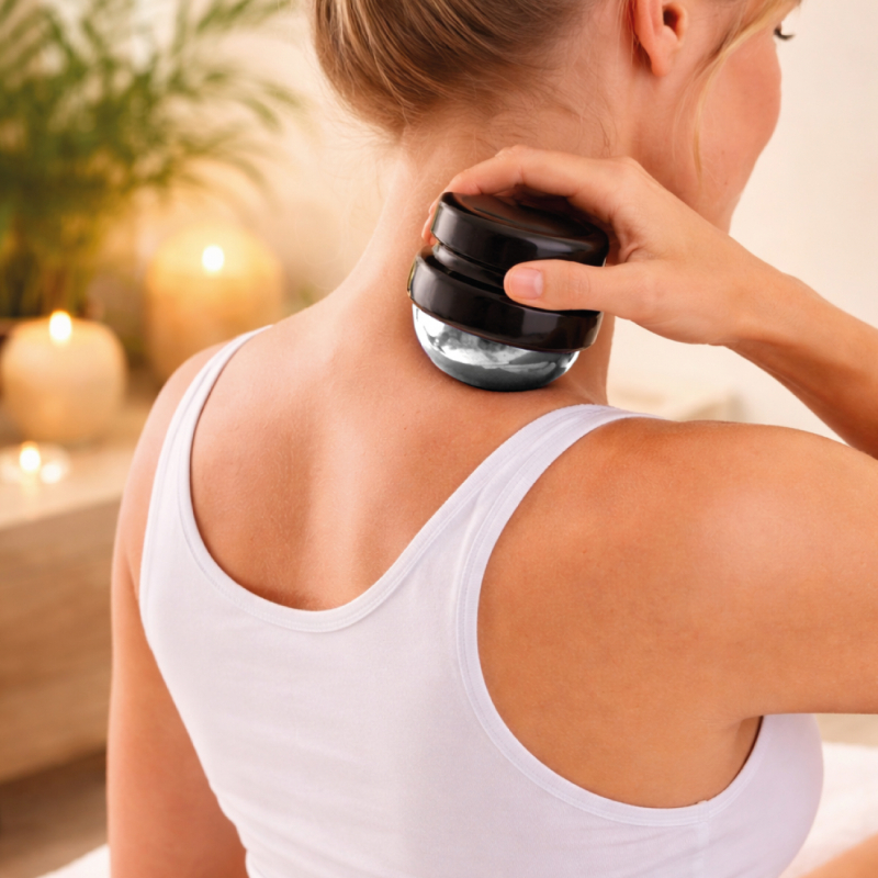 Boule de massage roll on - Métal