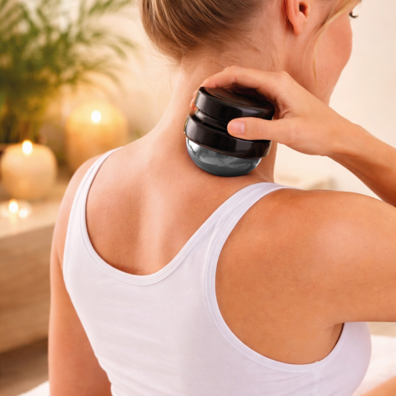 Boule de massage roll on - Gris