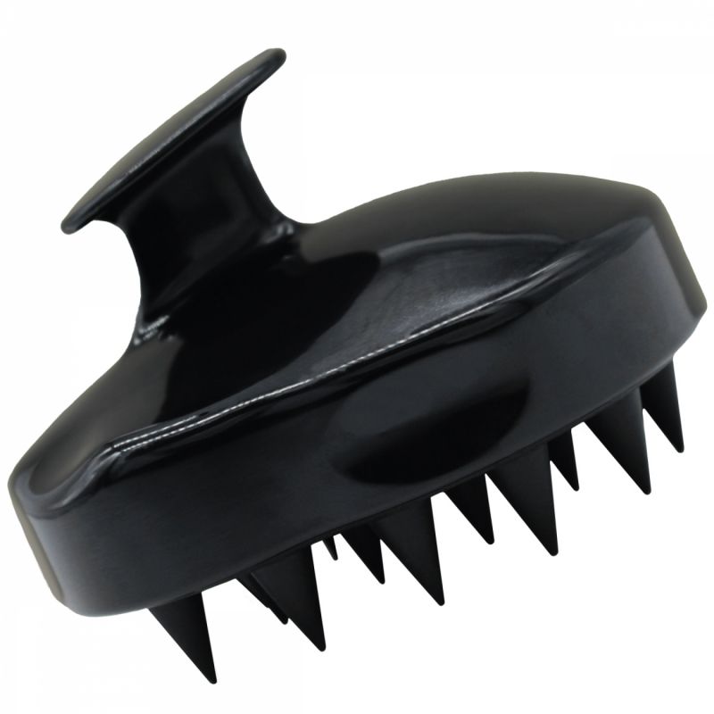 Brosse de massage cuir chevelu - seedandoil-bynl en plastique noir