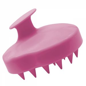 Brosse de massage pour cuir chevelu - Rose