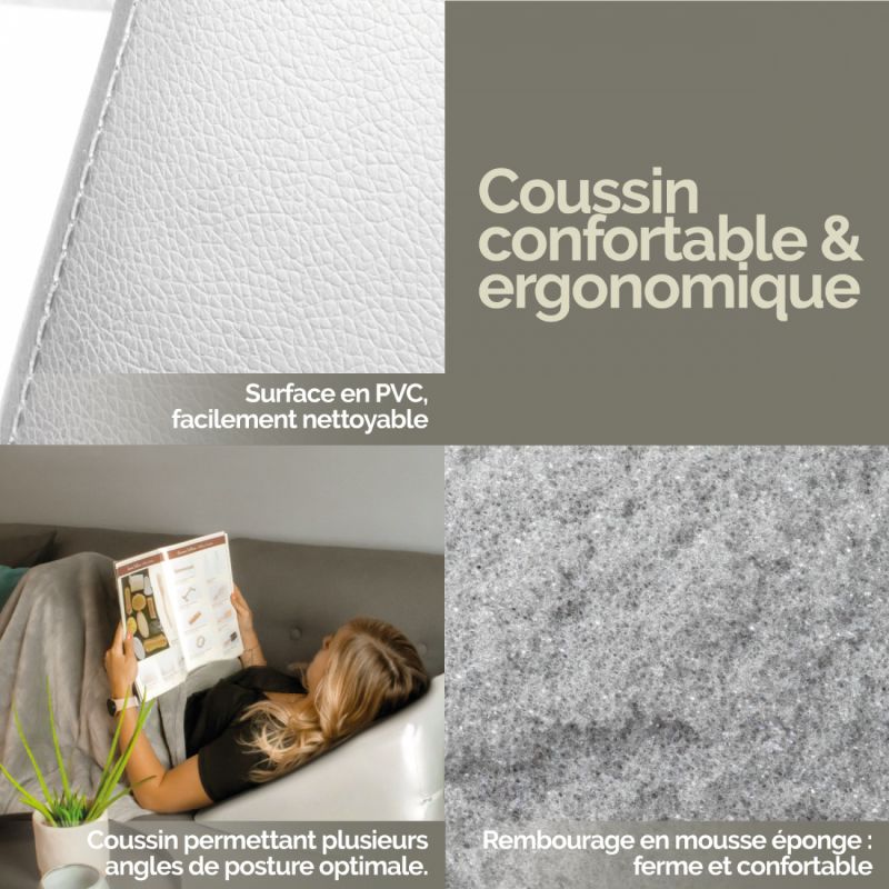 Coussin cale dos - Blanc