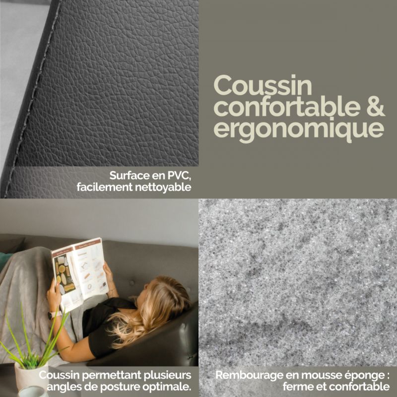 Coussin cale dos - Noir