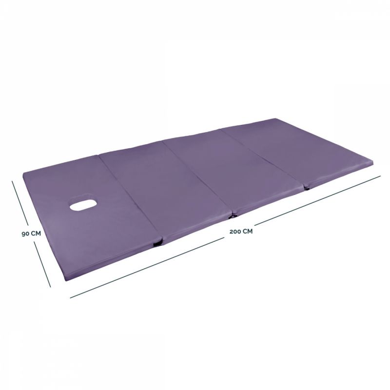 Matelas de massage - 200 x 90 x 5 cm - Violet