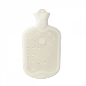 Bouillotte en caoutchouc - 2 L - Blanc