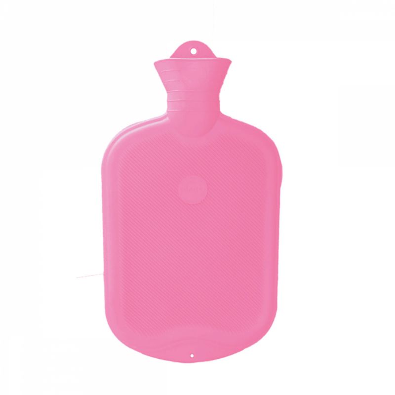 Bouillotte en caoutchouc - 2 L - Rose