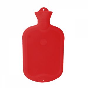 Bouillotte en caoutchouc - 2 L - Rouge