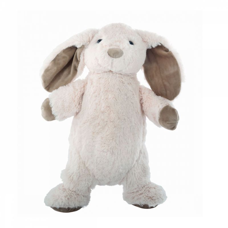 Bouillotte en caoutchouc avec housse peluche - 0.8 L - Lapin - Blanc