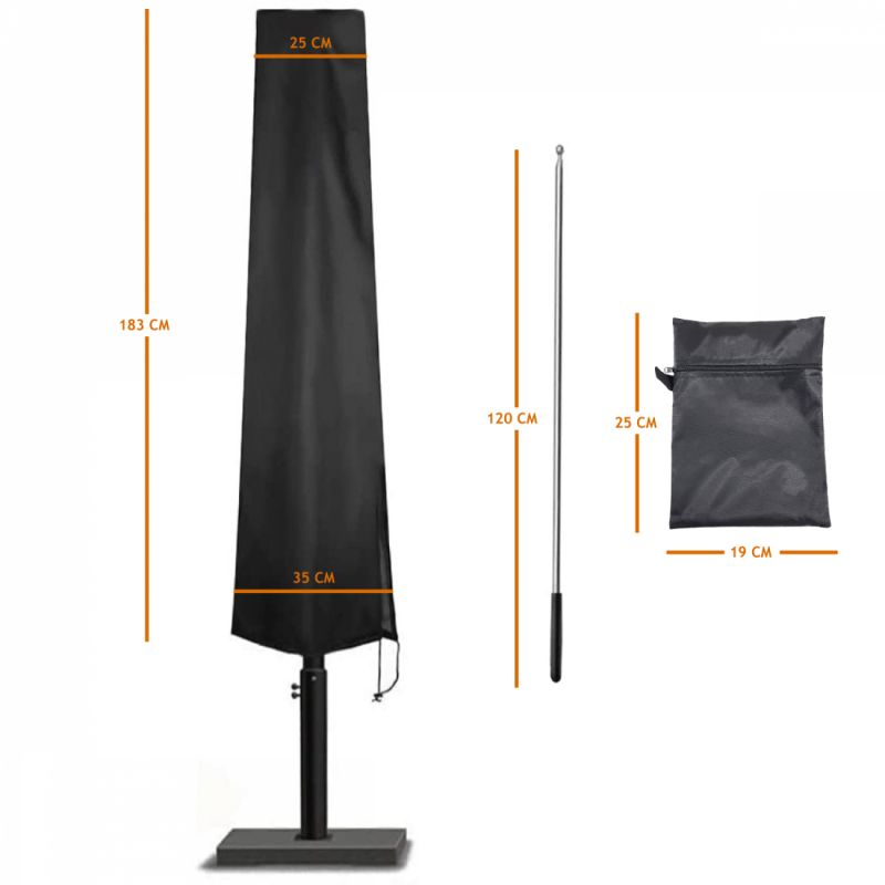 Housse de protection pour parasol - 183 cm
