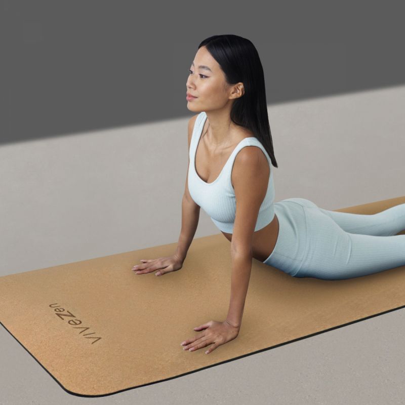 Tapis de yoga en liège - 180 x 60 cm