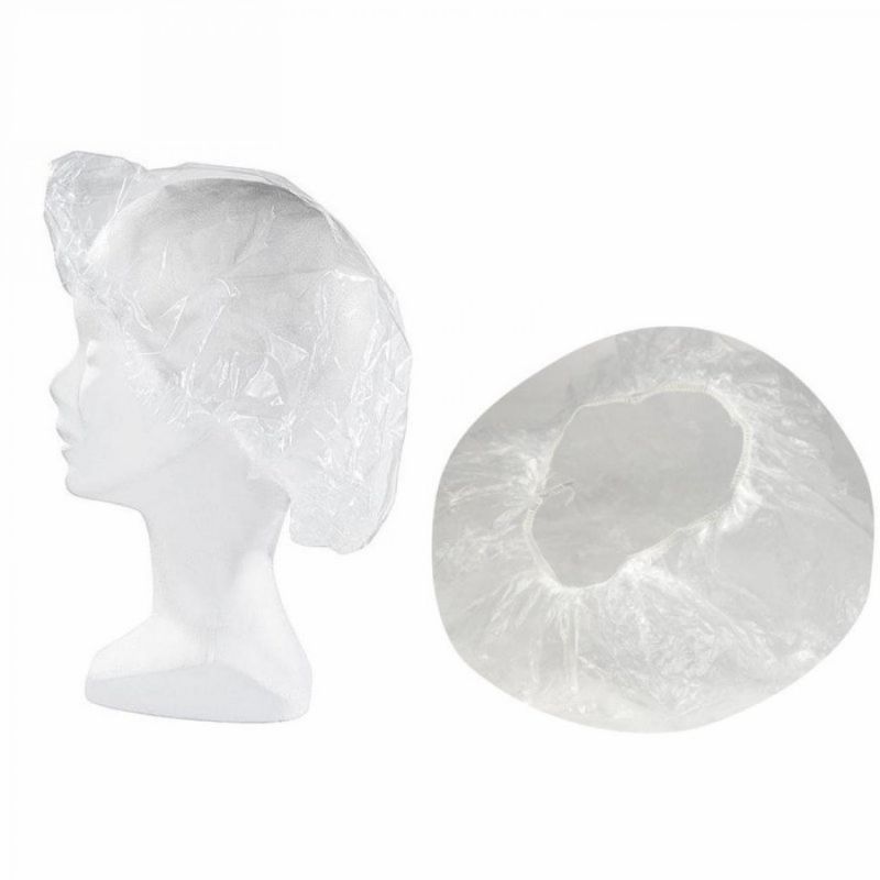 Lot de 200 charlottes imperméables en plastique jetables