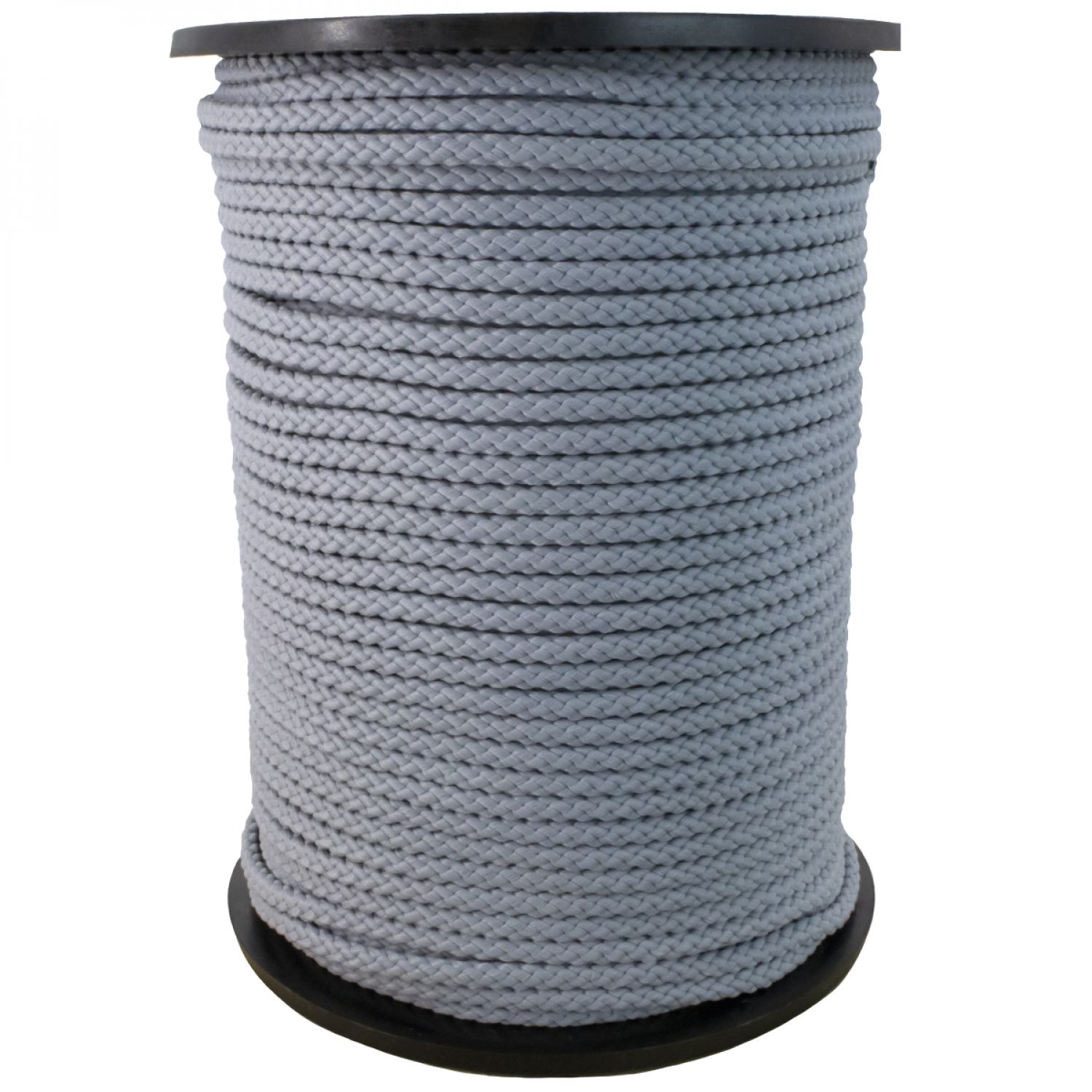 Cordon Tressé Polypropylène 4 Mm, 25 M - Gris, Pour Bijoux, Laisses, Décoration, Couture - Résistant, Lavable, Polyvalent