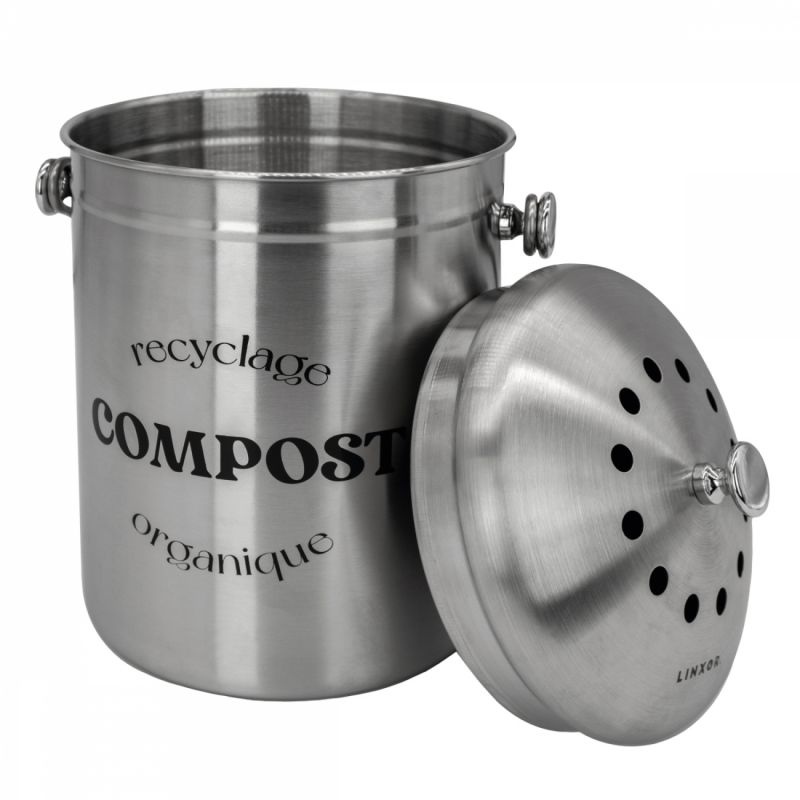 Composteur de cuisine - Inox