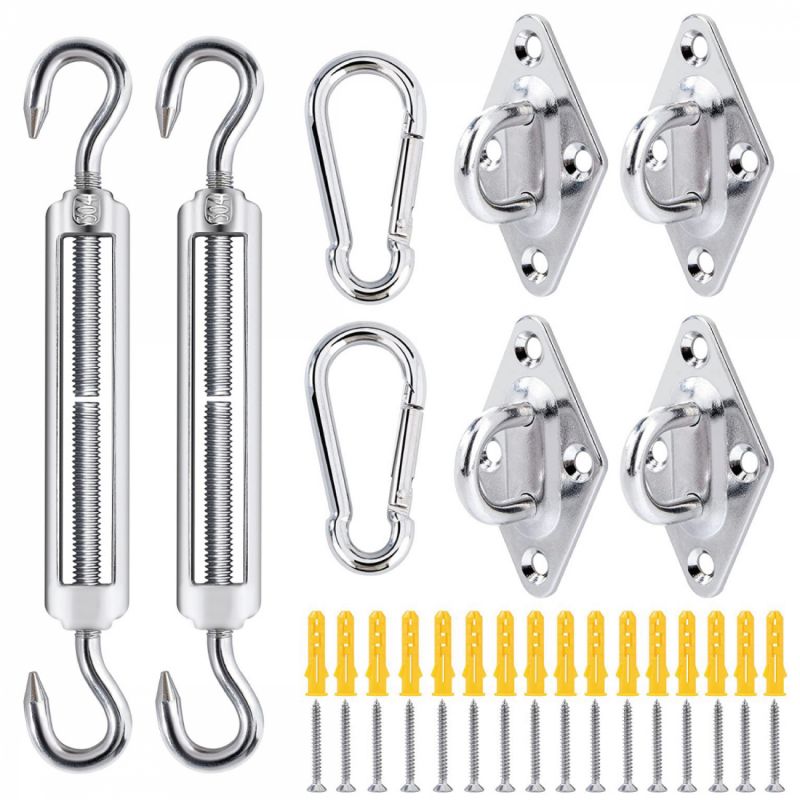 Kit de fixation pour voile d'ombrage
