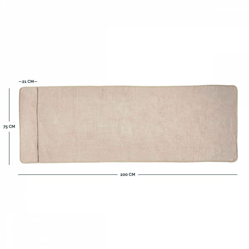 Serviette pour transat de bain - 75 x 200 cm - Beige